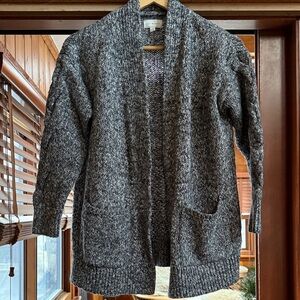 EUC Lucky Brand Cozy blue/gray Knit Cardigan